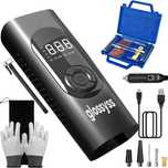 SET Compresor Auto Portabil + Kit Profesional vulcanizare + Manusi