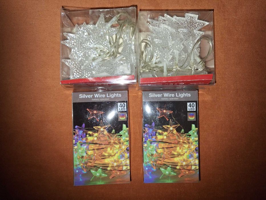 SET Instalatii pentru craciun, pe baterii, set de 4 bucati