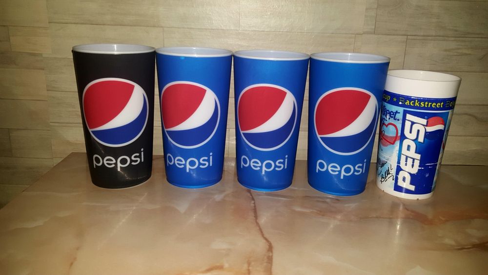 pahare plastic Coca Cola-Pepsi-Lipton-Pink