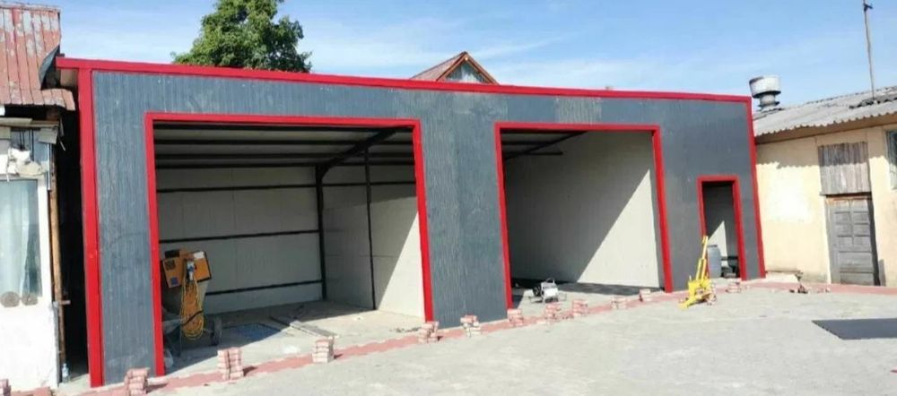 Vând hala metalica 12x50