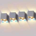 Ledmo LED стенна лампа със сензор за движение 12 W
