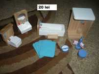 set mobilier pentru papusi baie / camera copilului