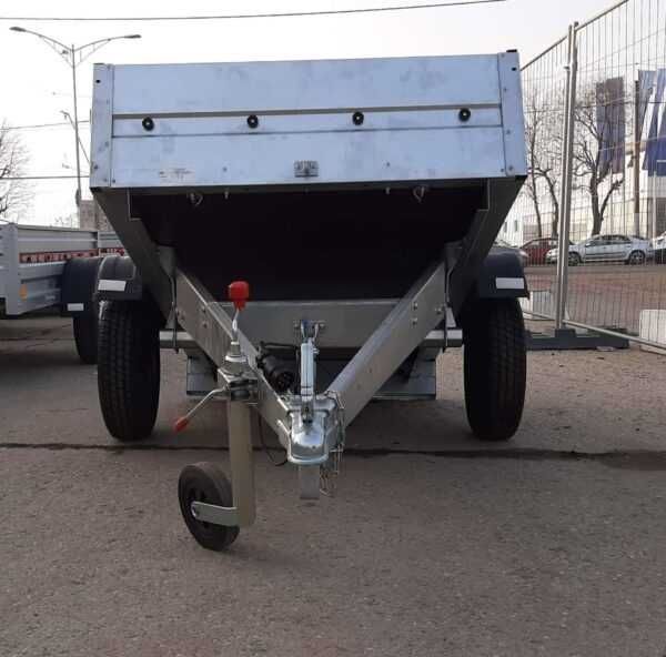 Remorca 750 kg auto mono-ax REPO usoara, noua, garantie, carte RAR