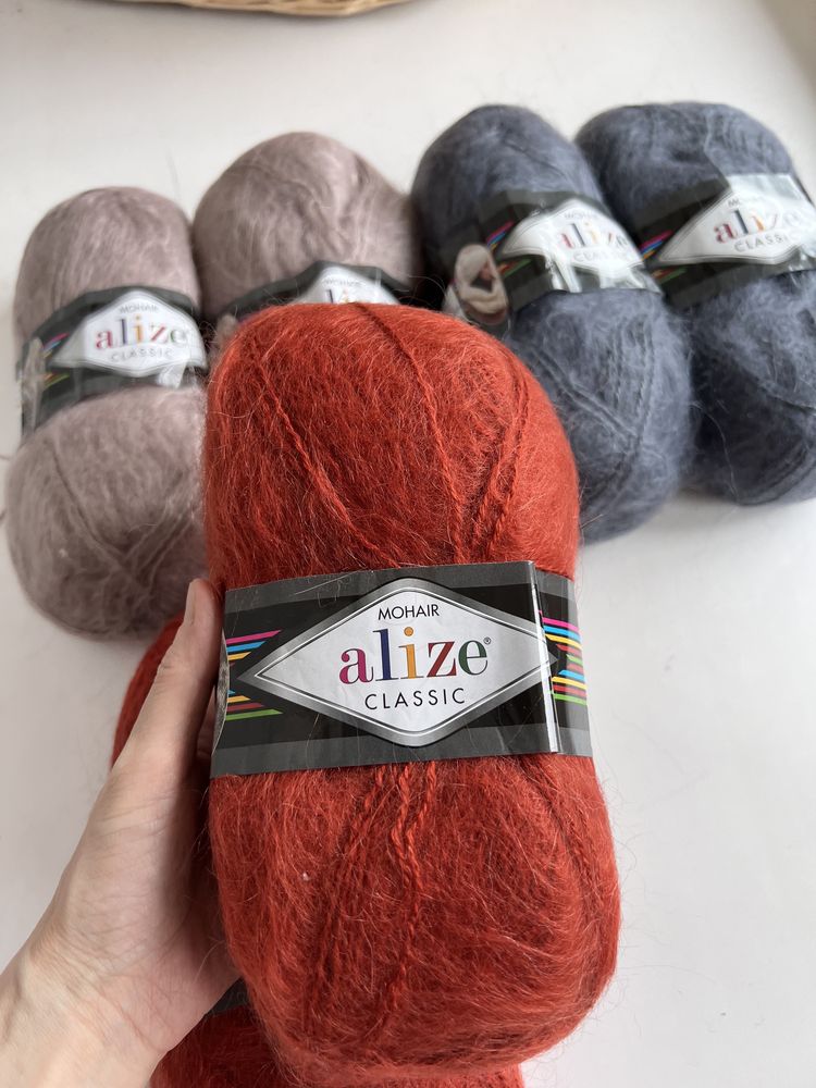 Пряжа Alize mohair classic Турция