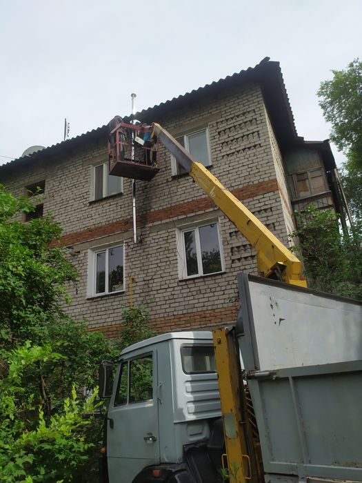 Манипулятор с корзиной