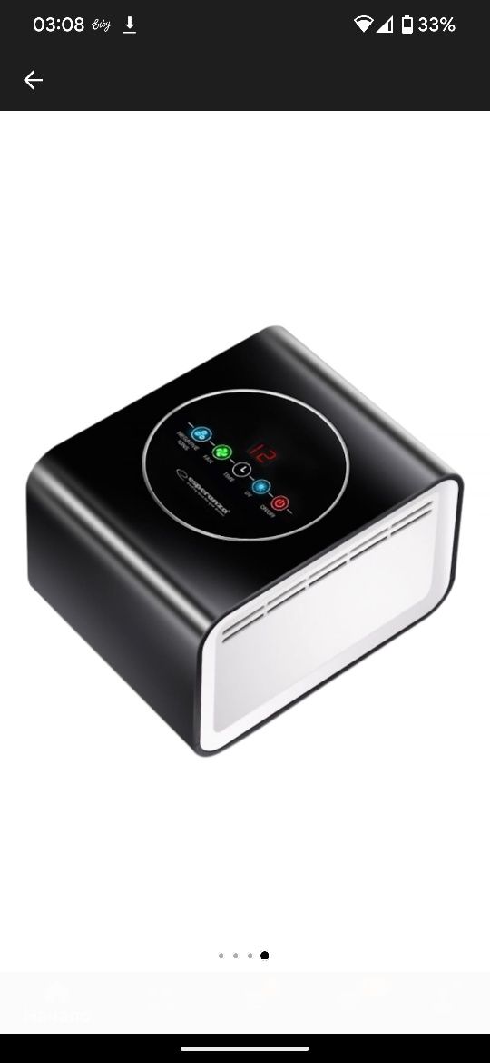 Пречиствател на въздух Esperanza EHP001 Breeze, черен