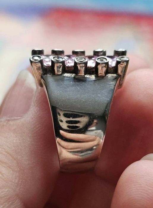 Масивен сребърен пръстен