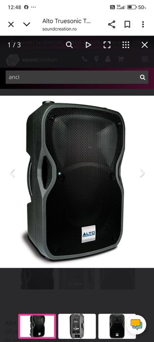 Vând sau schimb boxa activa ALTO