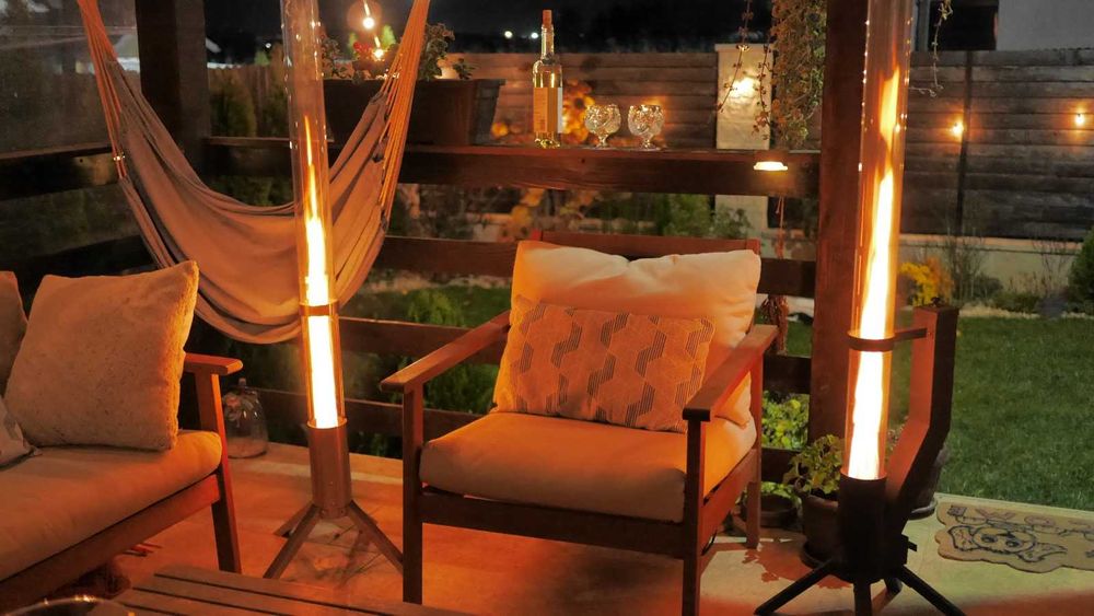 Glisiere aluminiu si incalzitoare ambientale pentru terase