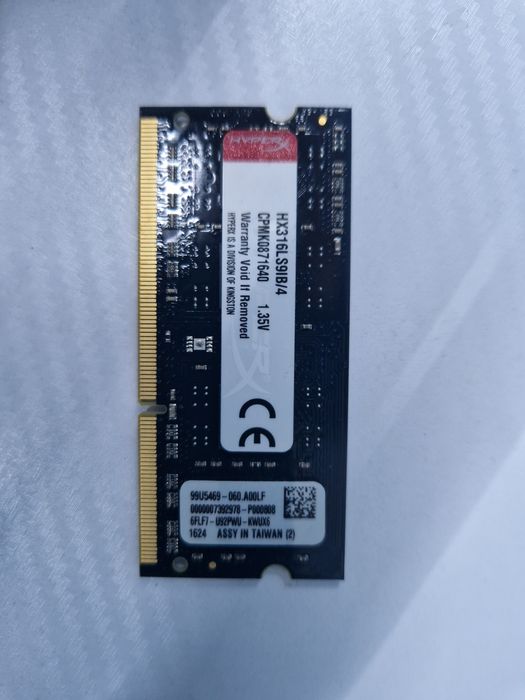 Memorii ram laptop hyperx impaxt hx316ls9ib/4