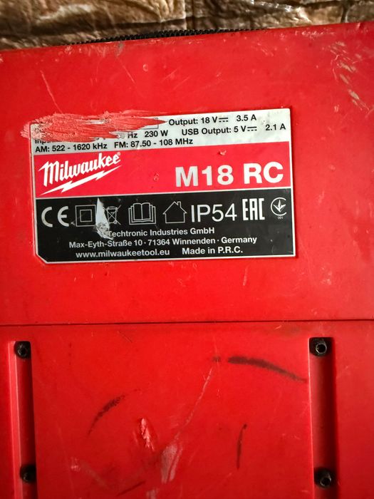 Milwauke Radio M18