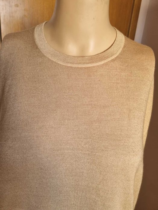 Мъжки пуловер Profuomo, 100% мерино, размер М, нов, с етикет