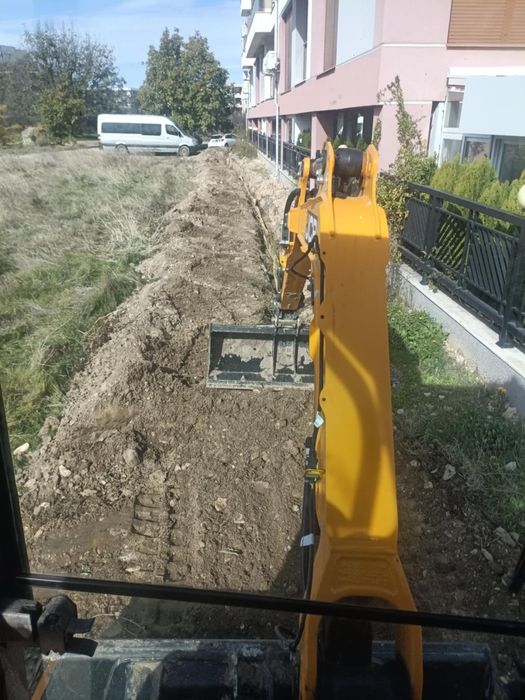 Услуги с багер и самосвал