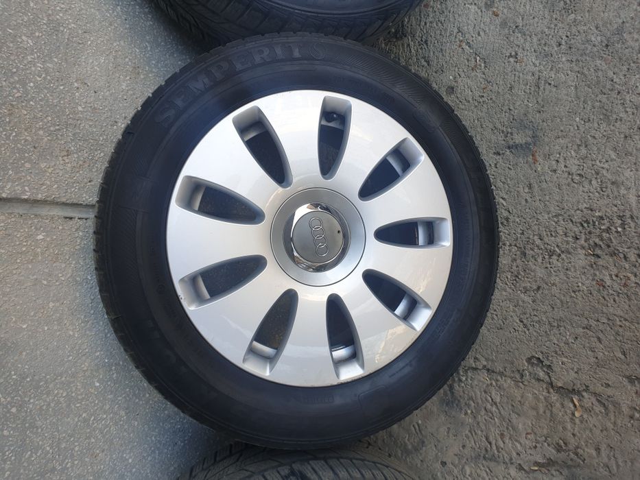 Jante aliaj Audi 16'' , 5x112 cu anvelope de iarna