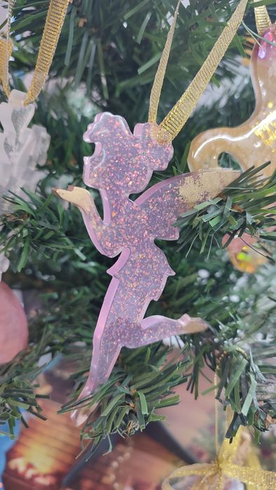 Коледна украса от епоксидна смола