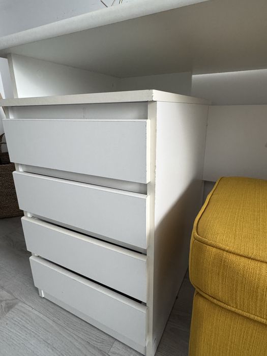 Бюро 60x120 4 чекмеджета бяло