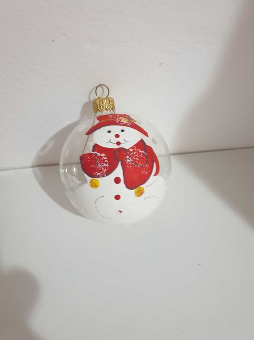 Globuri din sticla, pictate  manual