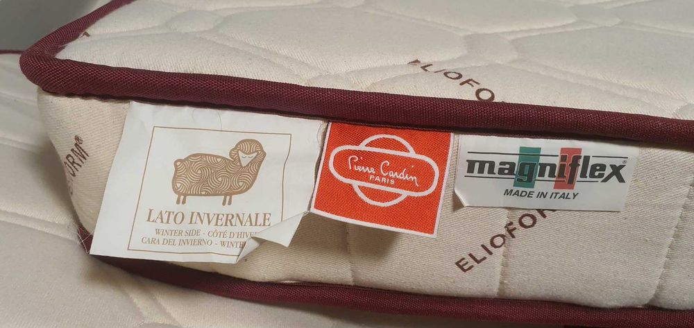 Бебешка детска кошара с люлеещ механизъм легло скрин и два матрака