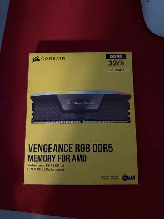 Kit RAM DUAL CHANNEL Corsair Vengeance 32GB DDR5 5200MT/S AMD EXPO