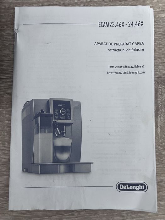 Espressor automat DeLonghi Cappuccino ECAM 23.460B, 1450W, LatteCrema
