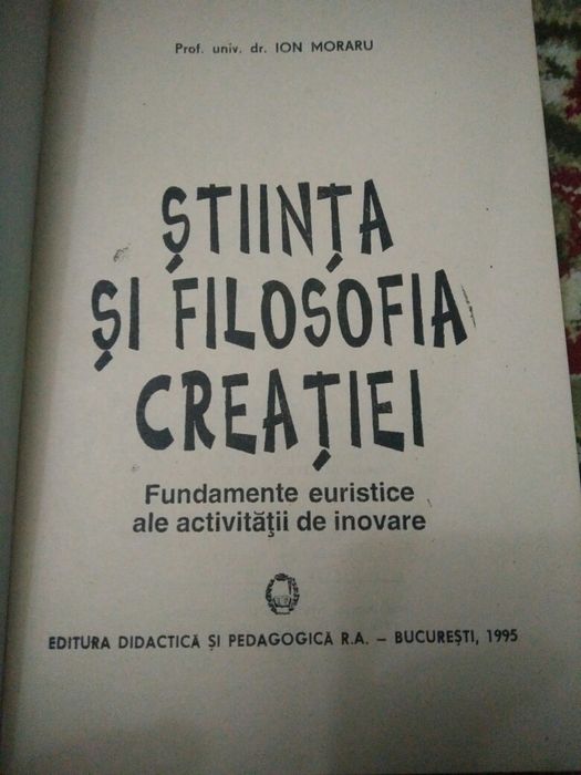 Stiinta si filozofia creatiei