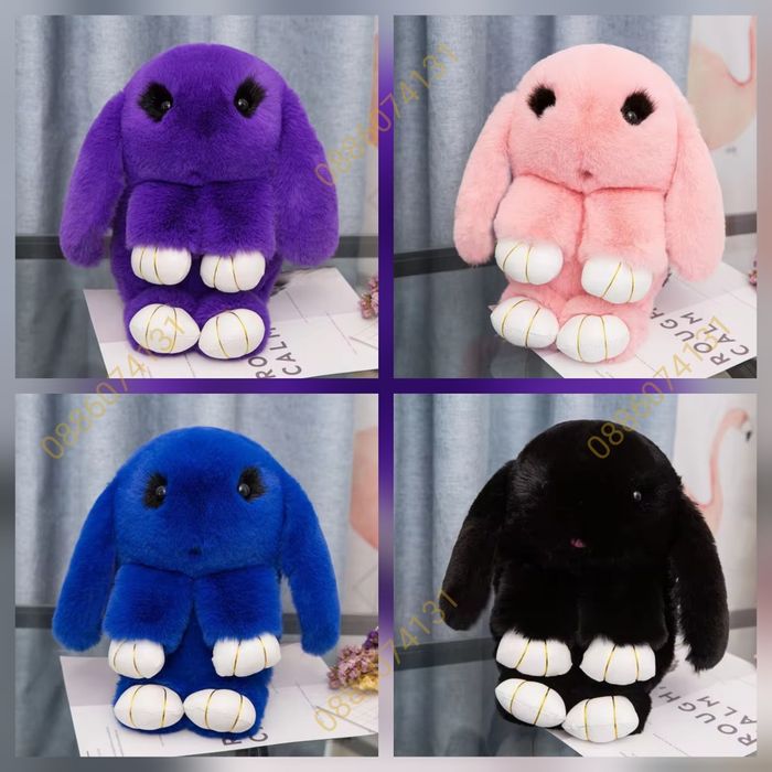 Плюшена играчка Раница Зайче, Плюшена чанта, Пухкава раница