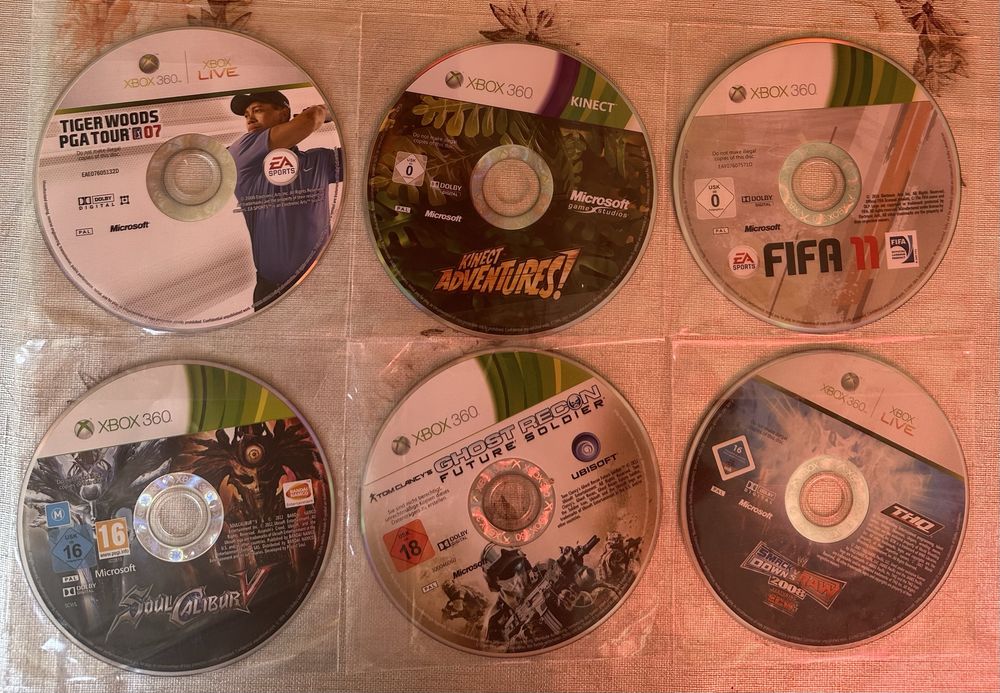 Xbox 360 Slim + Kinect + Controller Wirelless + 6 Jocuri CD