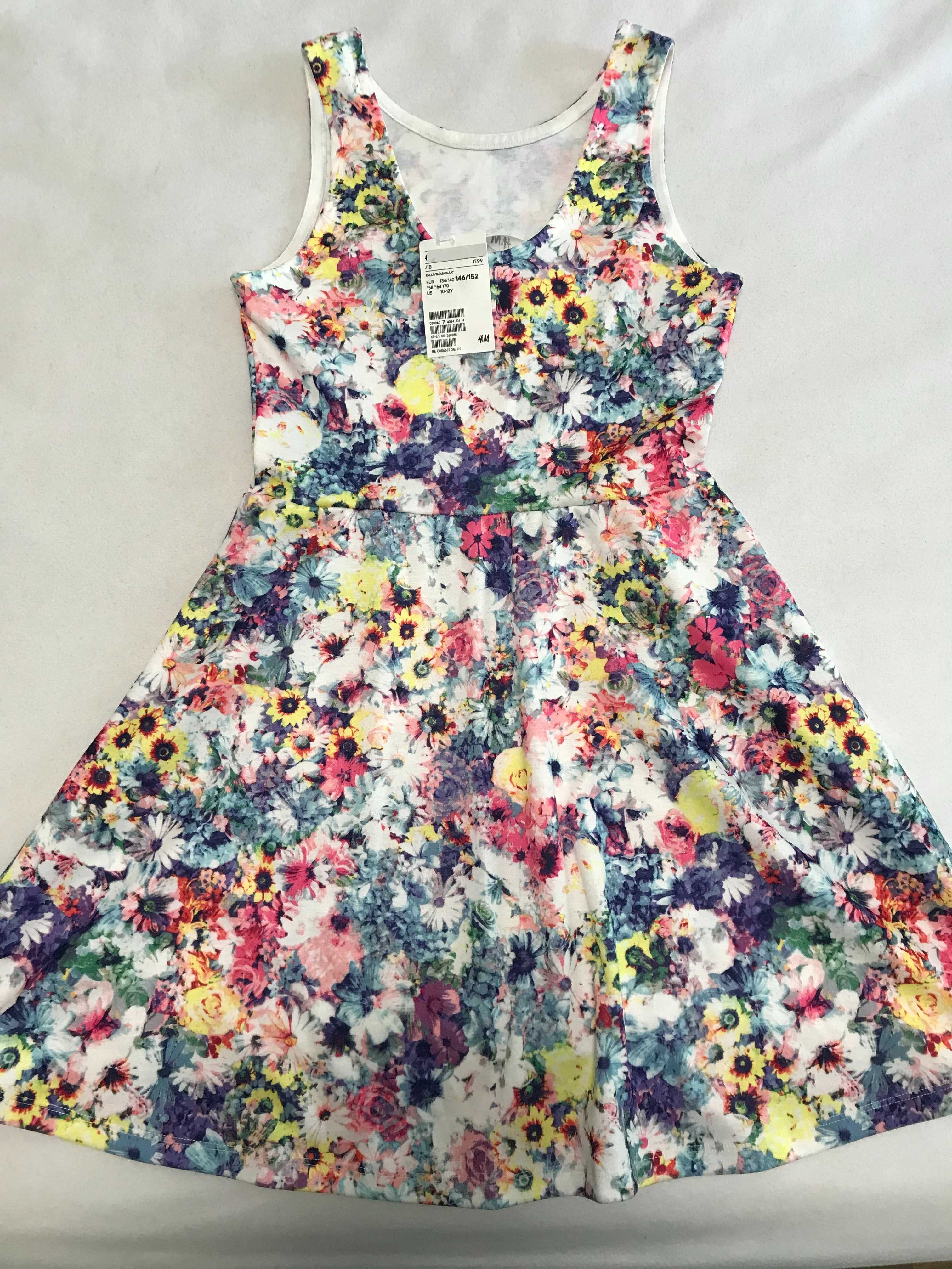 НОВА красива рокля на цветя на H&M за момиченце