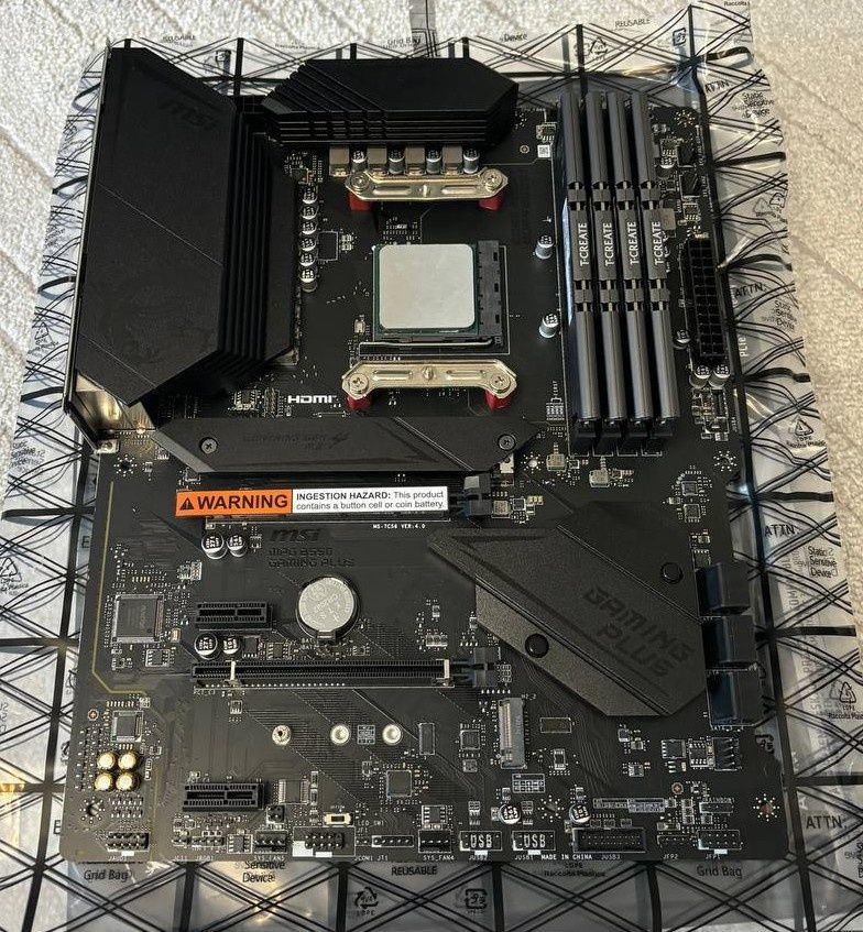 MSI MPG B550 GAMING PLUS – На гарантии!
