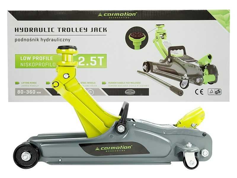 Нископрофилен хидравличен крик, 2.5T, "крокодил"