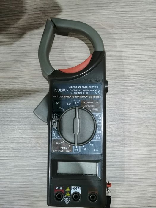 Амперклещи, мултиметър