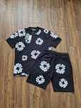 Мъжка екип къси панталони и тениска DENIM TEARS размер S M L XL 2XL 
Н