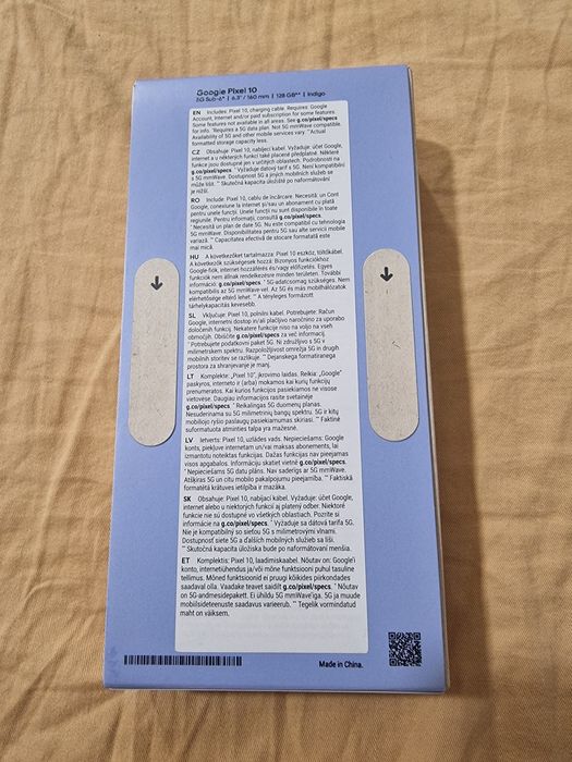 Google Pixel 10 Indigo 128 GB 5G 16 GB RAM sigilat cu garantie 24 de l