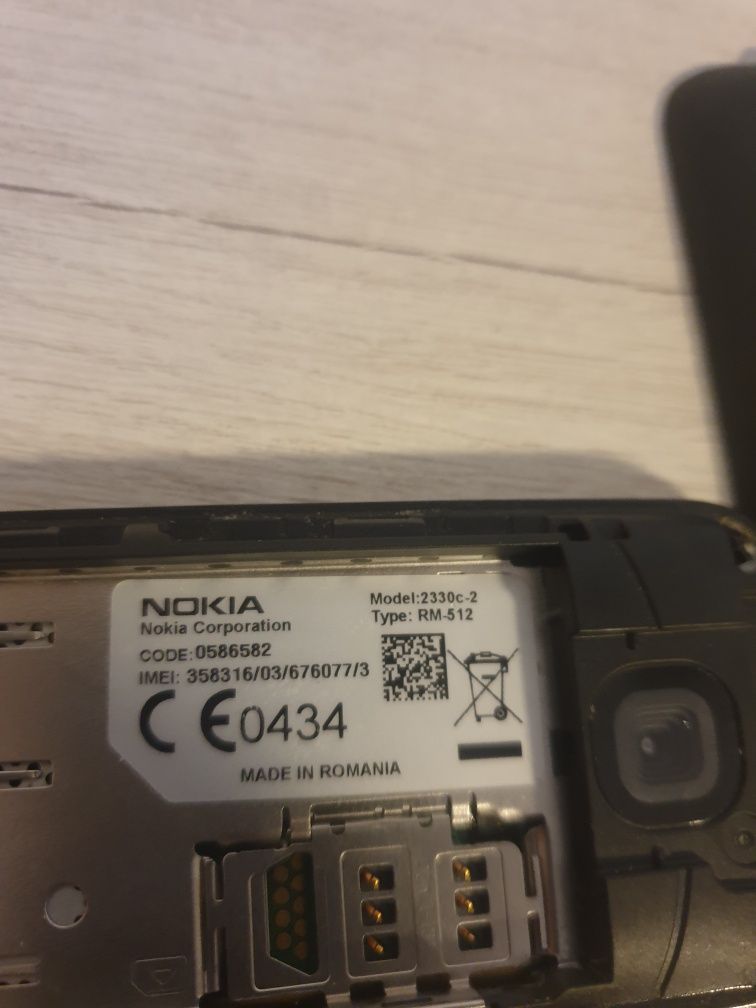Nokia2330 C codat Vodafone încărcător telefon