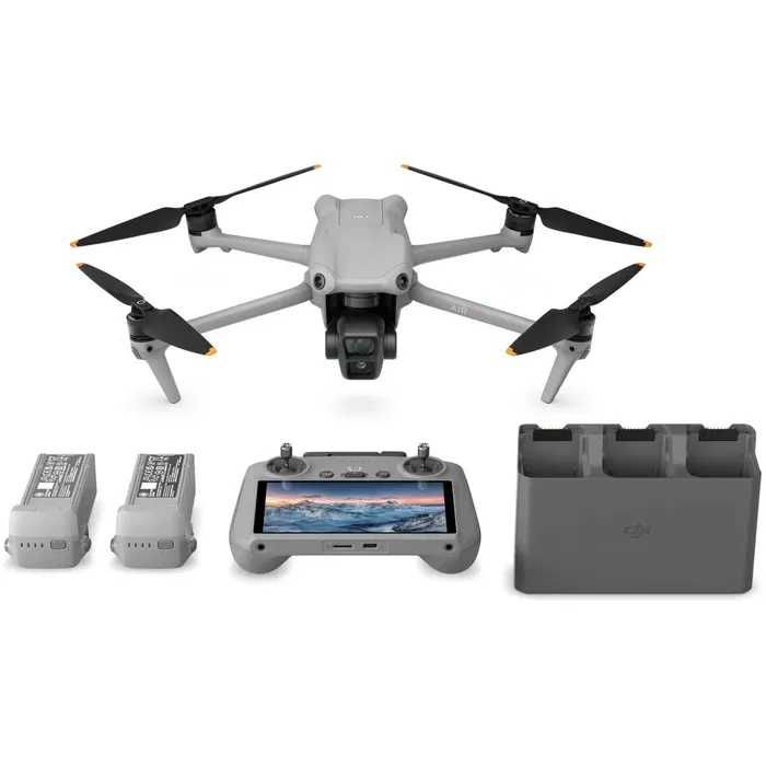 Drona DJI Air 3 Fly More Combo cu telecomanda cu display DJI RC2