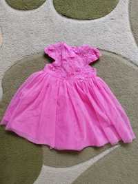 Детска официална рокля 86-92см розова George