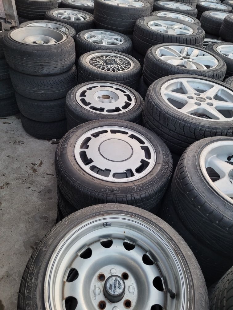 Джанти Pirelli 14 цола , 4х100 ,6j , et38 , 185/60/14 Vw , Bmw e30