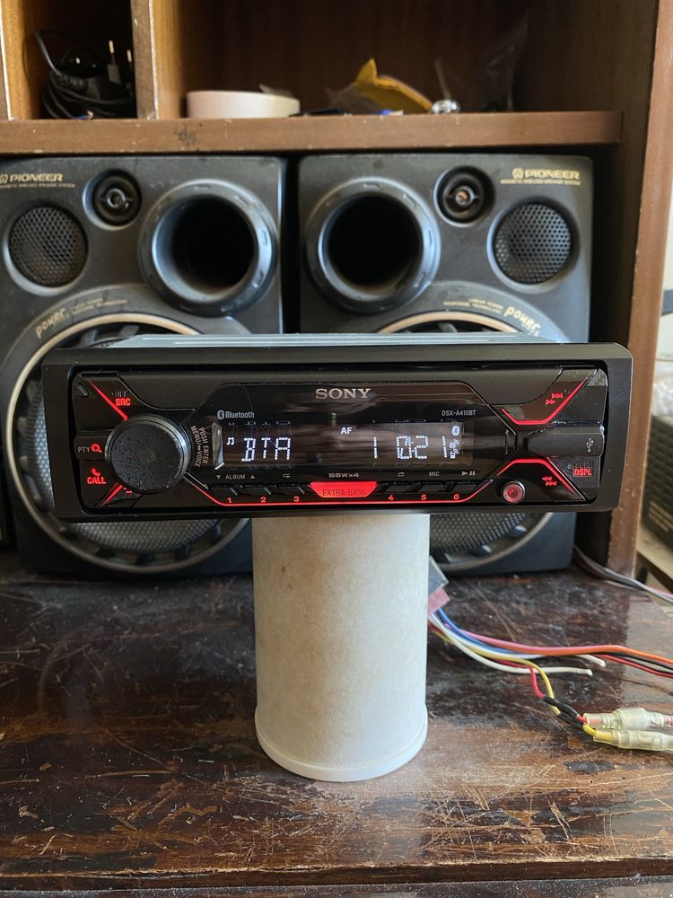 SONY DSX-A410BT - 4X55W - BLUETOOTH, USB, Радио плеър за кола сд cd