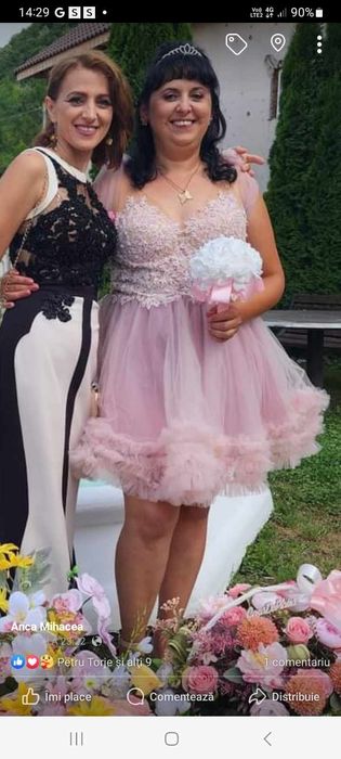 Rochie de mireasa plus poșetă cadou