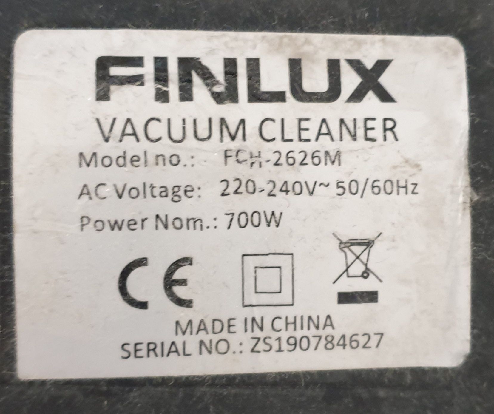 Прахосмукачка Finlux FCH 2626M