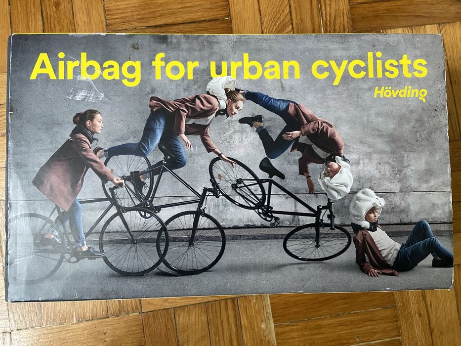 Hovding 3 casca cu airbag bicicleta // trotineta // alergare