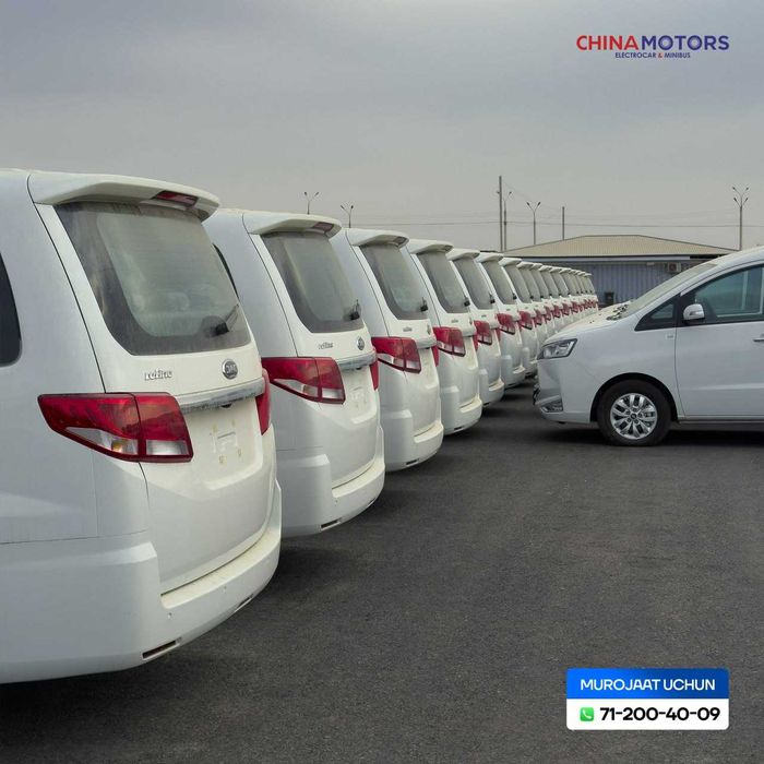 2025 yilda ishlab chiqarilga Jac M4lar  Nukus filialimizda sotuvda