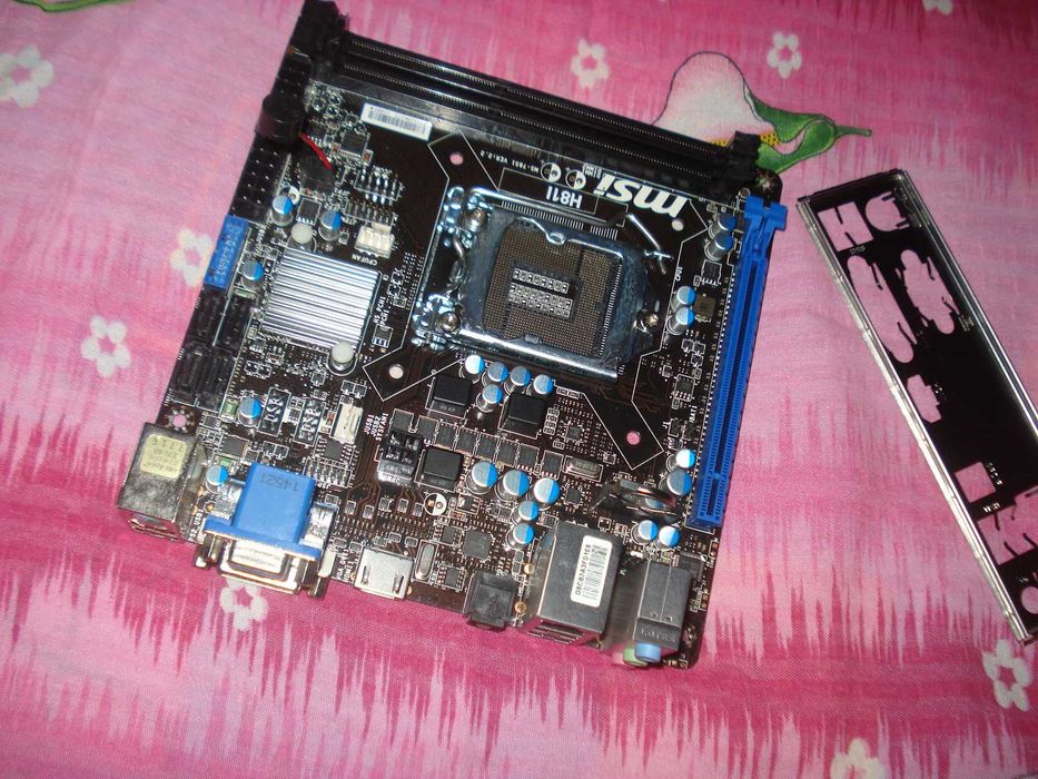 placa baza calculator mini itx msi h81i soket 1150 usb 3.0 hdmi optic