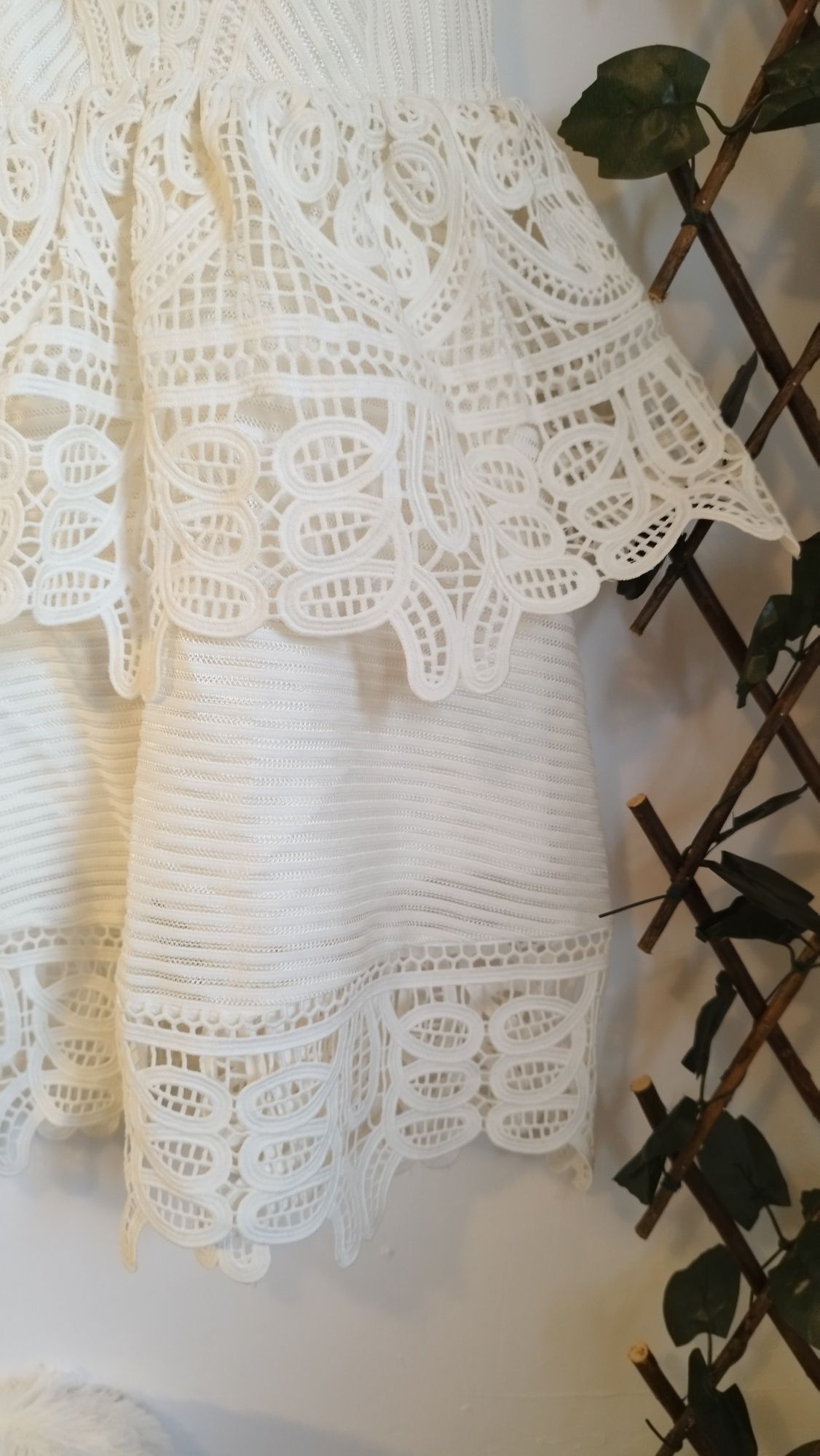 Rochie mini dantela Self-Portrait