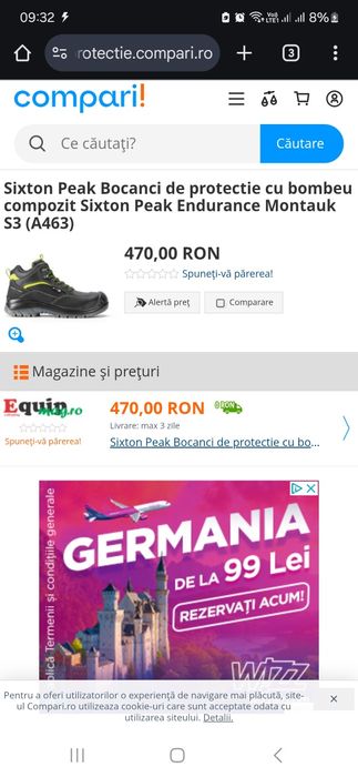 Bocanci diverse modele cu protectie ne-metalică marimea 45