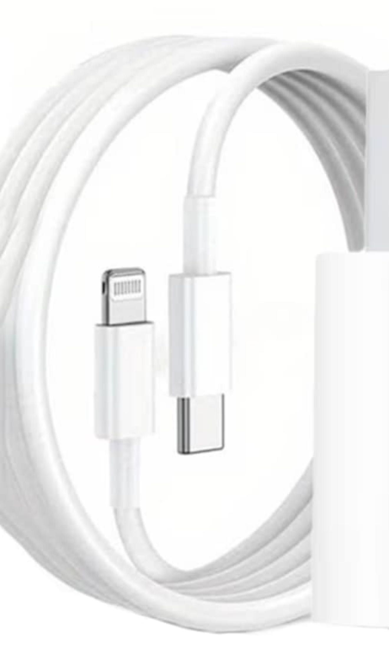 Оригинален кабел USB-C бял (НОВ)