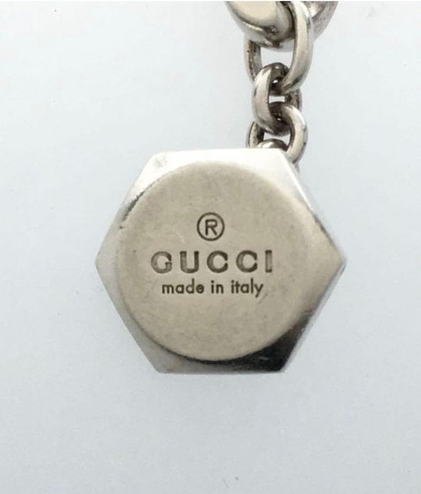 Brățară barbateasca Gucci din argint 925 – zale groase, design de lux