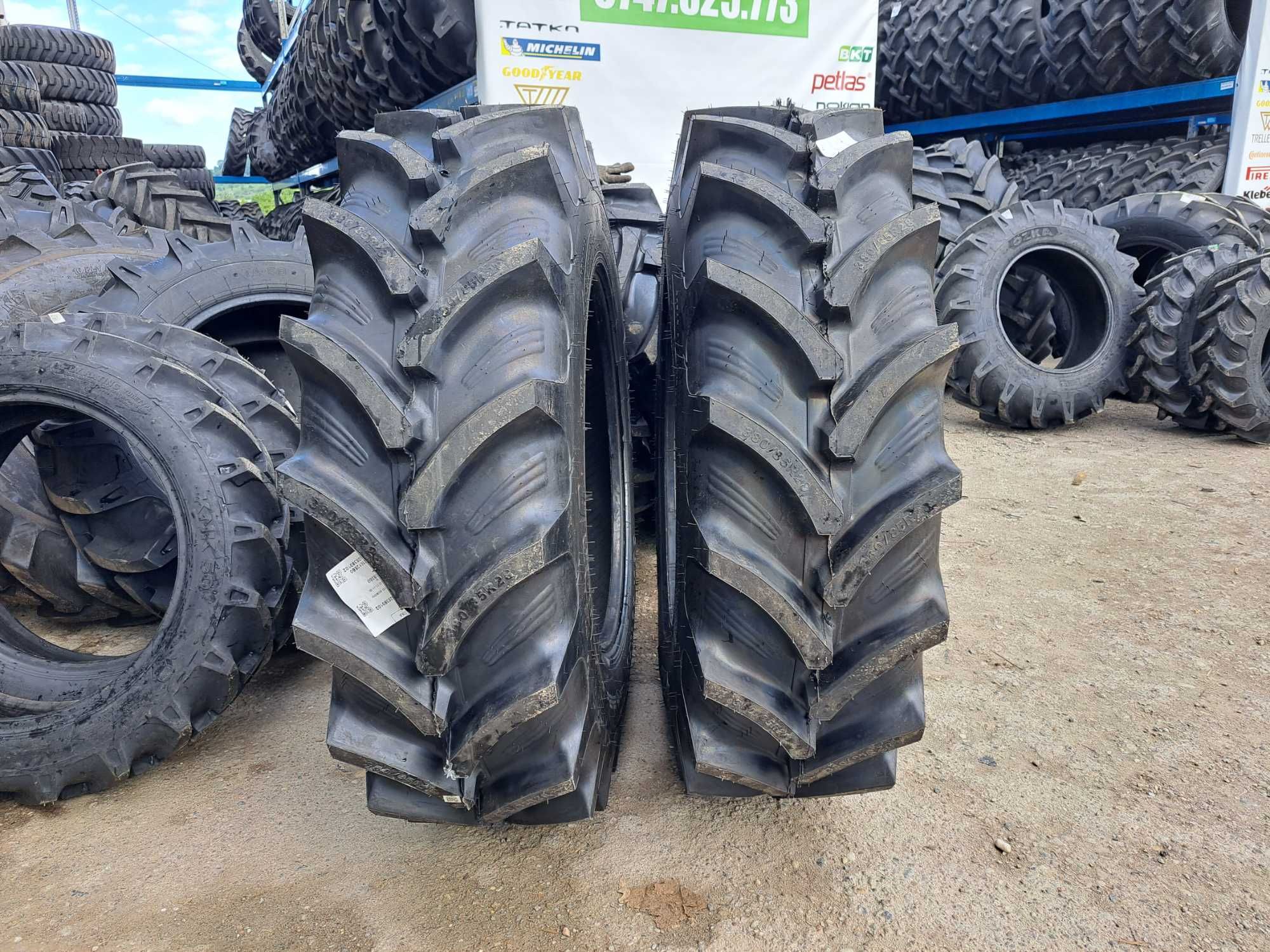 Anvelope TRACTOR 380/85R28 marca OZKA cauciucuri noi radiale 14.9R28