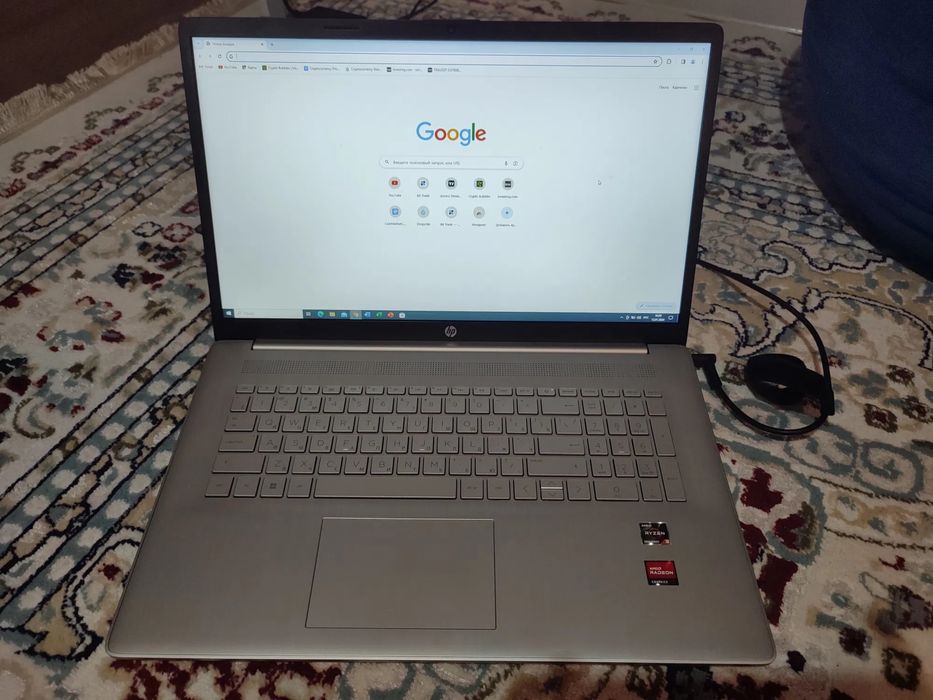 Новый ноутбук HP\Ryzen 5 5500\12 Ядер\SSD 512 ГБ