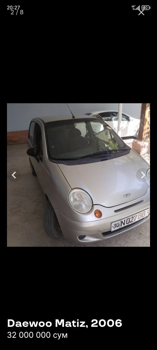 Matiz 2006. Metan gaz